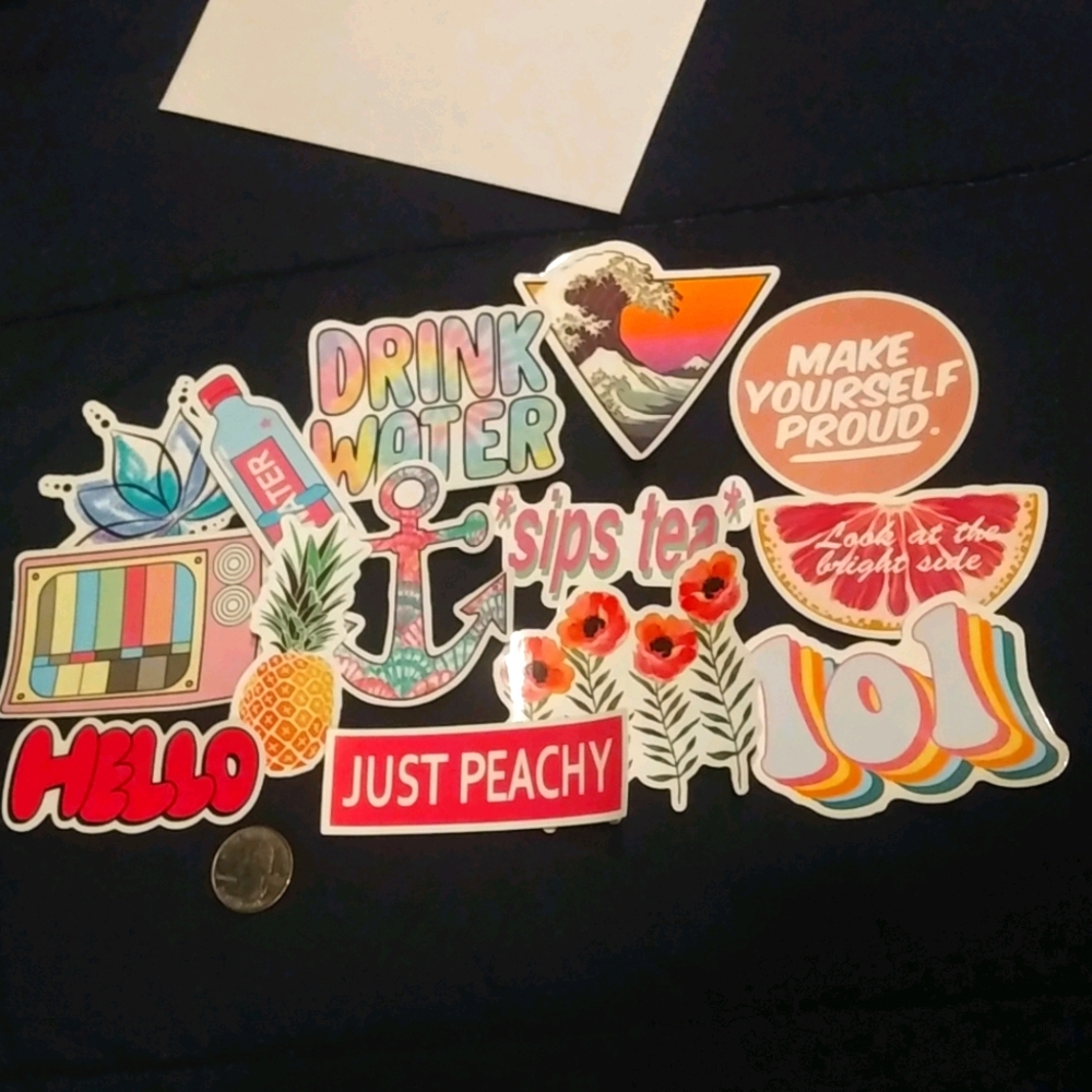 Cute INDIE Aesthetic Laptop Sticker Lot of 14